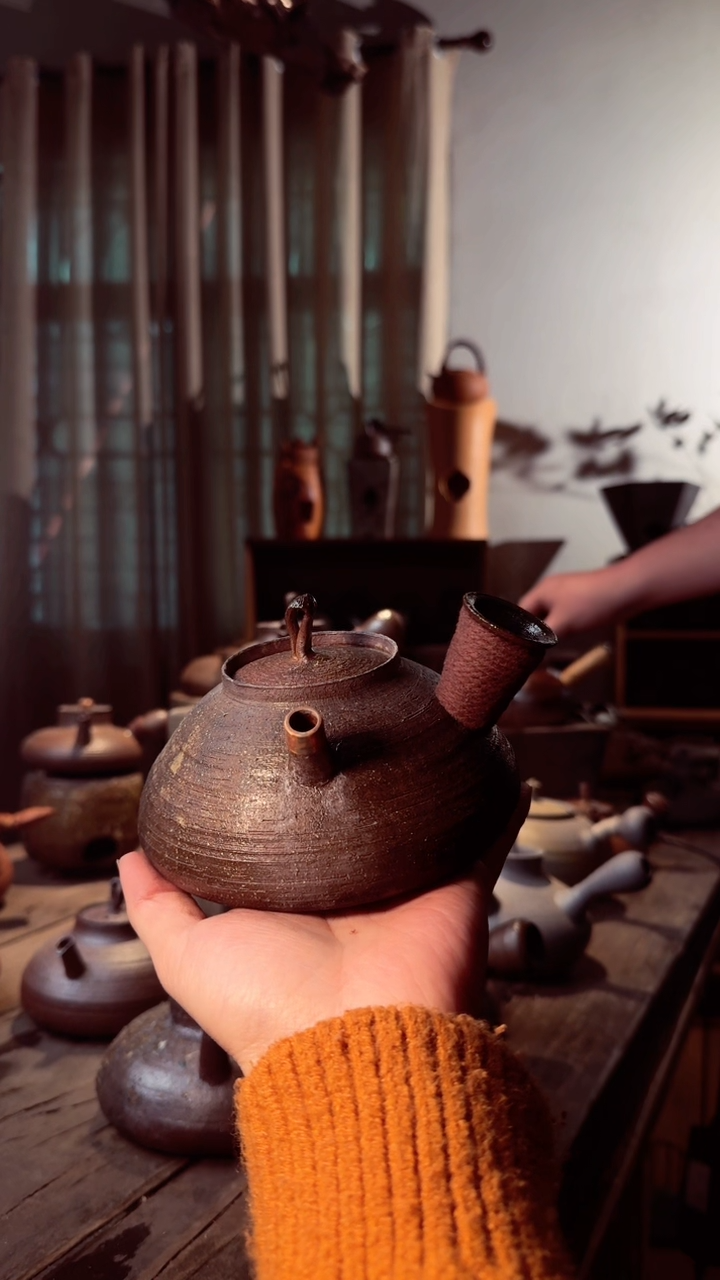 【闪购商品】壶柴烧简约朝天把叭叭叭