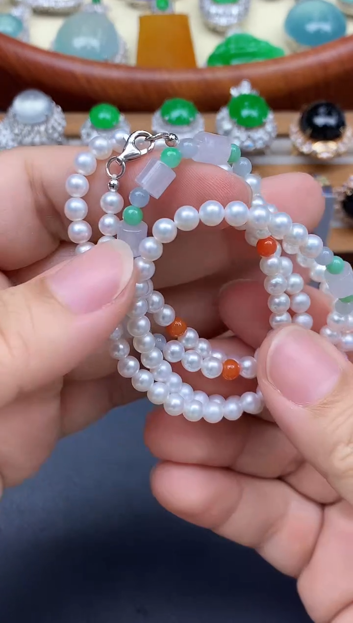 颈饰未镶嵌翡翠462-中国好珍宝