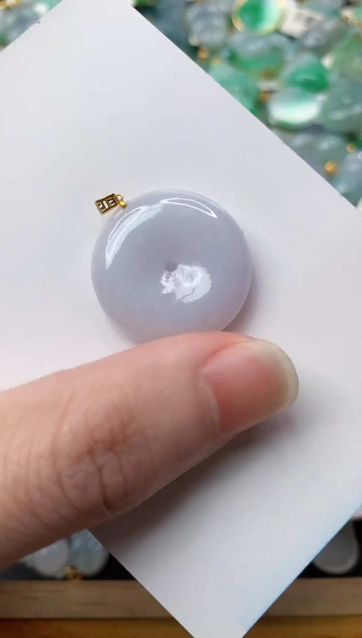 【闪购商品】翡翠颈饰18K金镶嵌3..........