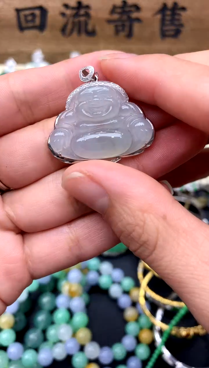 【闪购商品】翡翠颈饰18K金镶嵌219-中国好珍宝
