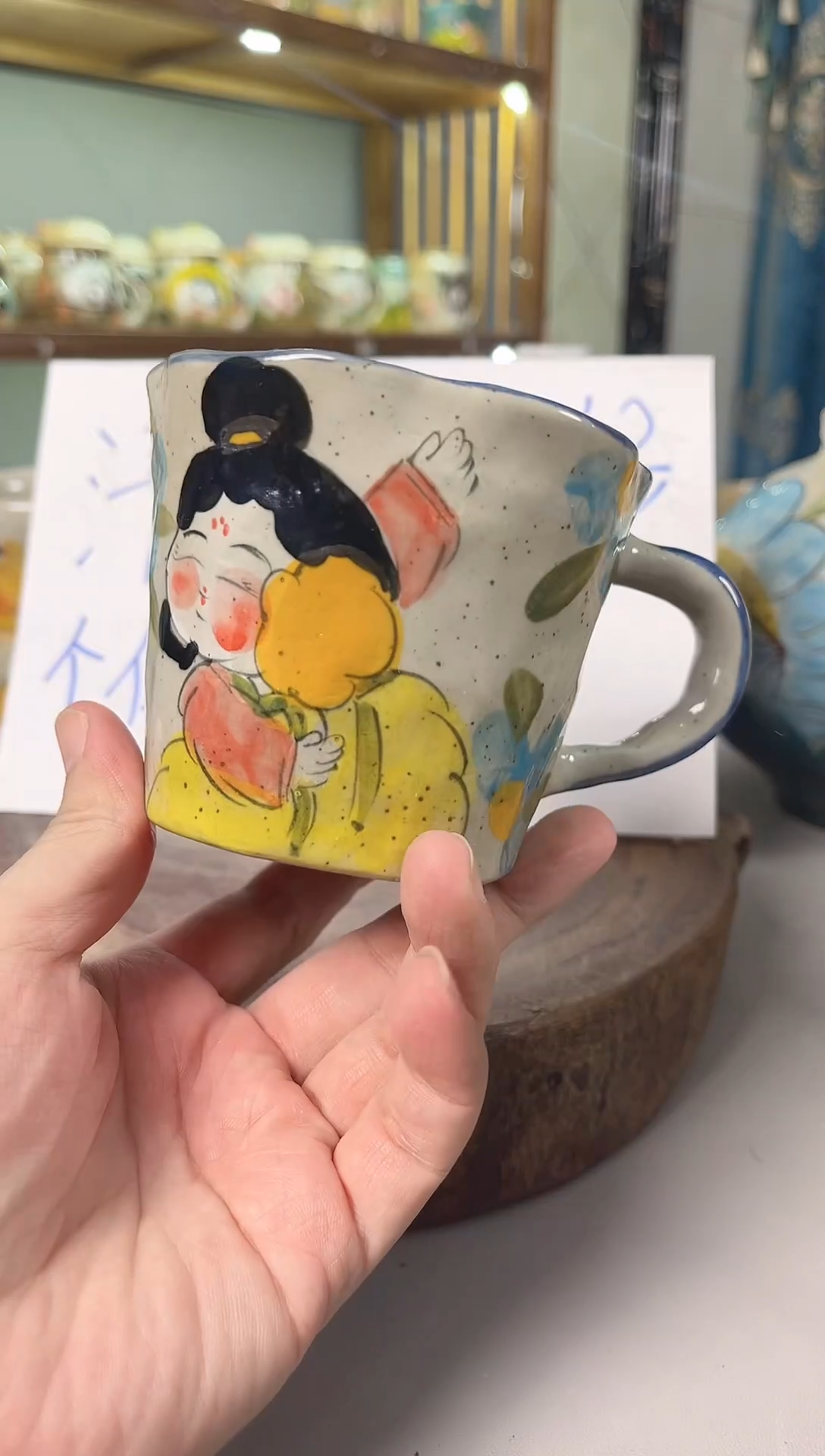 【闪购商品】瓷片景德镇手绘高温釉下彩