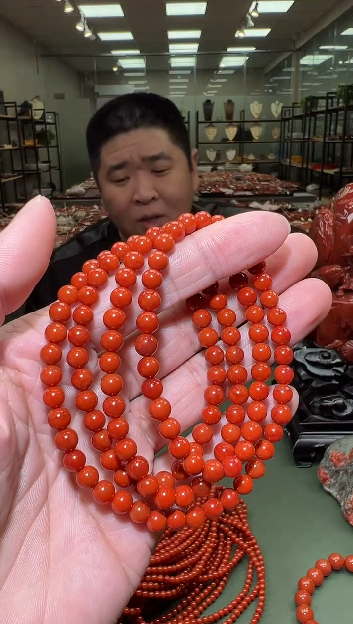 【闪购商品】南红玛瑙多圈手串未镶嵌一条5mm+ 多样性发货