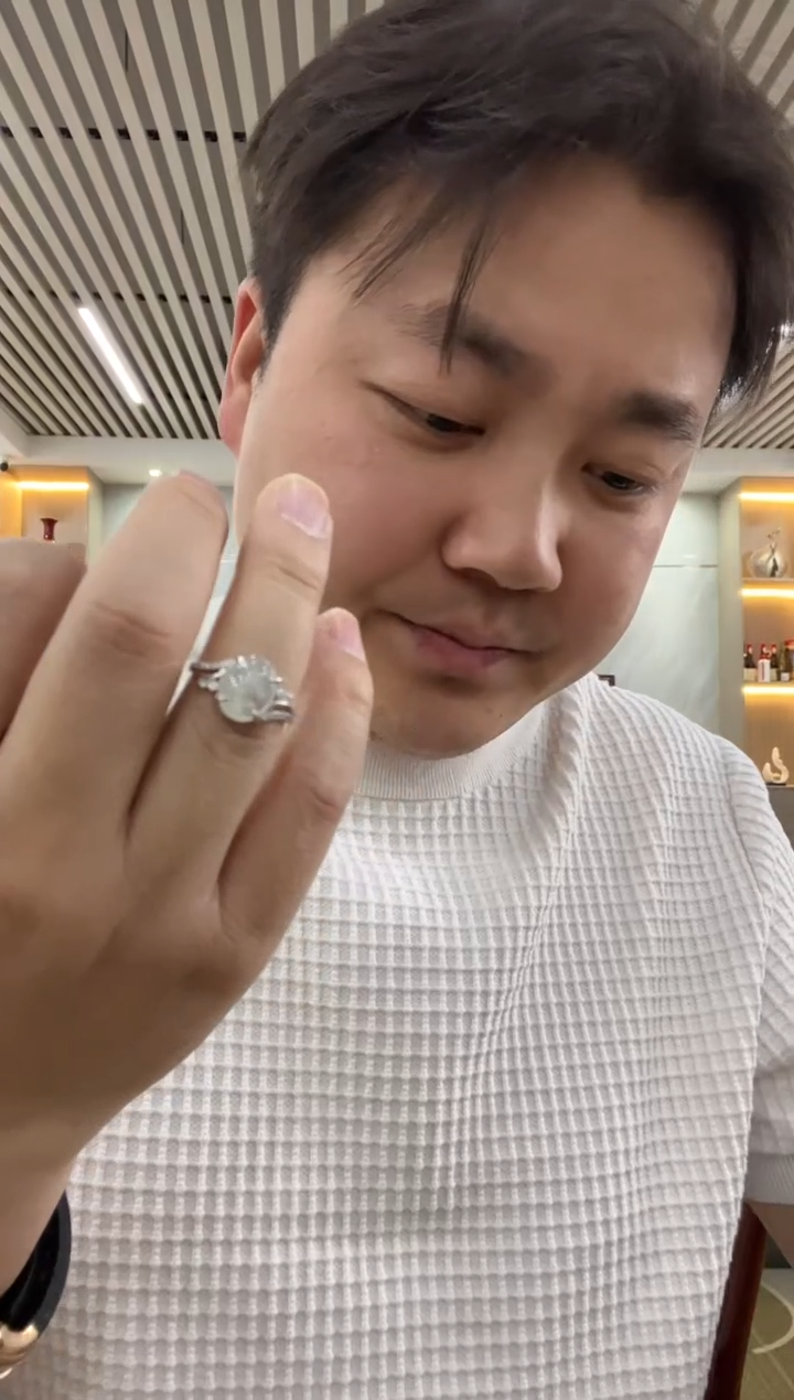 【闪购商品】翡翠戒指银S925镶嵌戒指