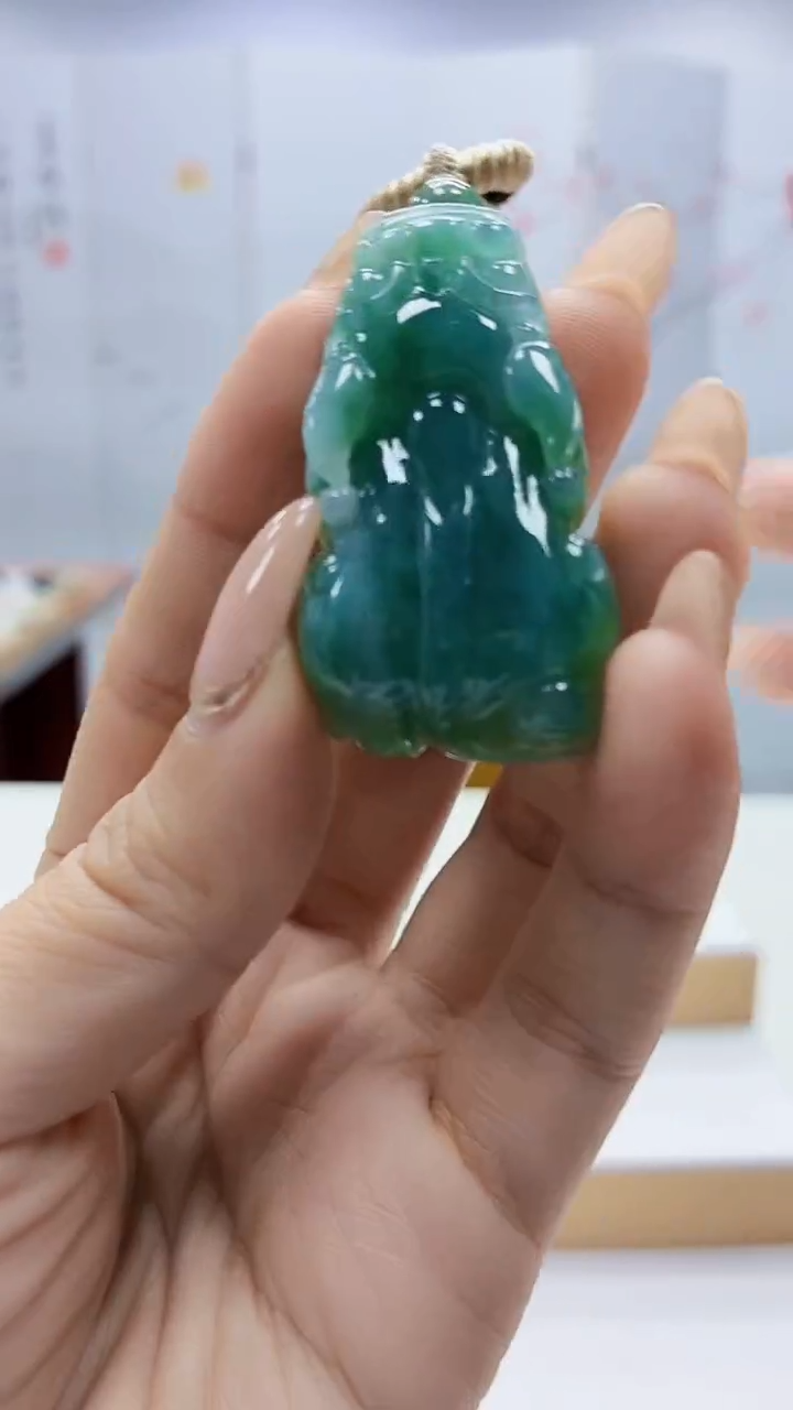 未镶嵌定制翡翠5028ty-毛货挂件55