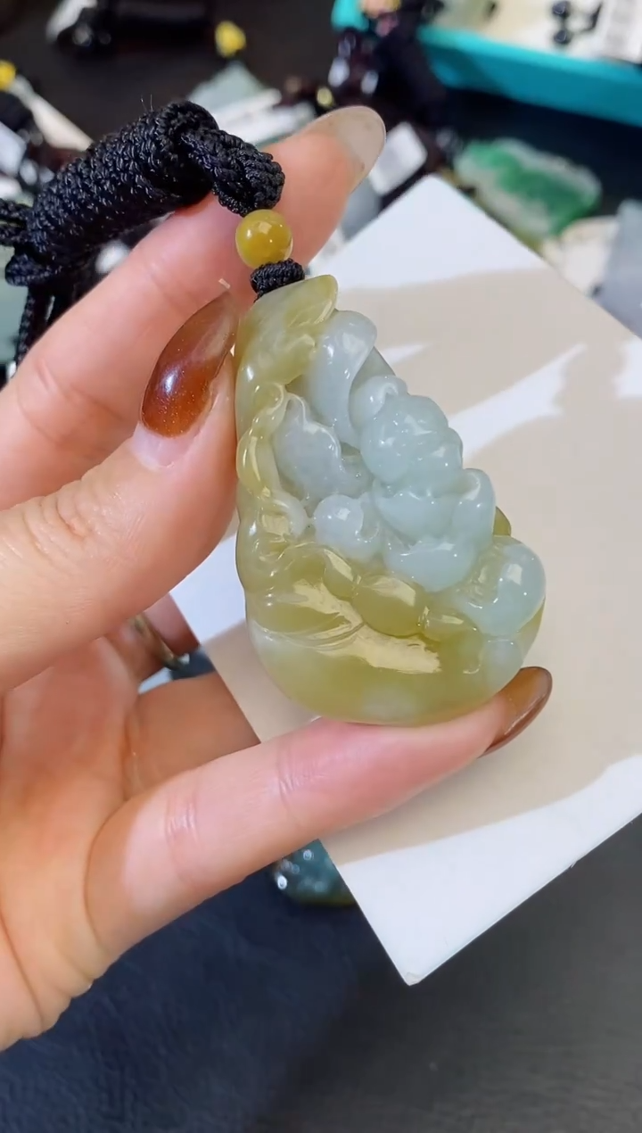 颈饰未镶嵌翡翠缅甸天然翡翠