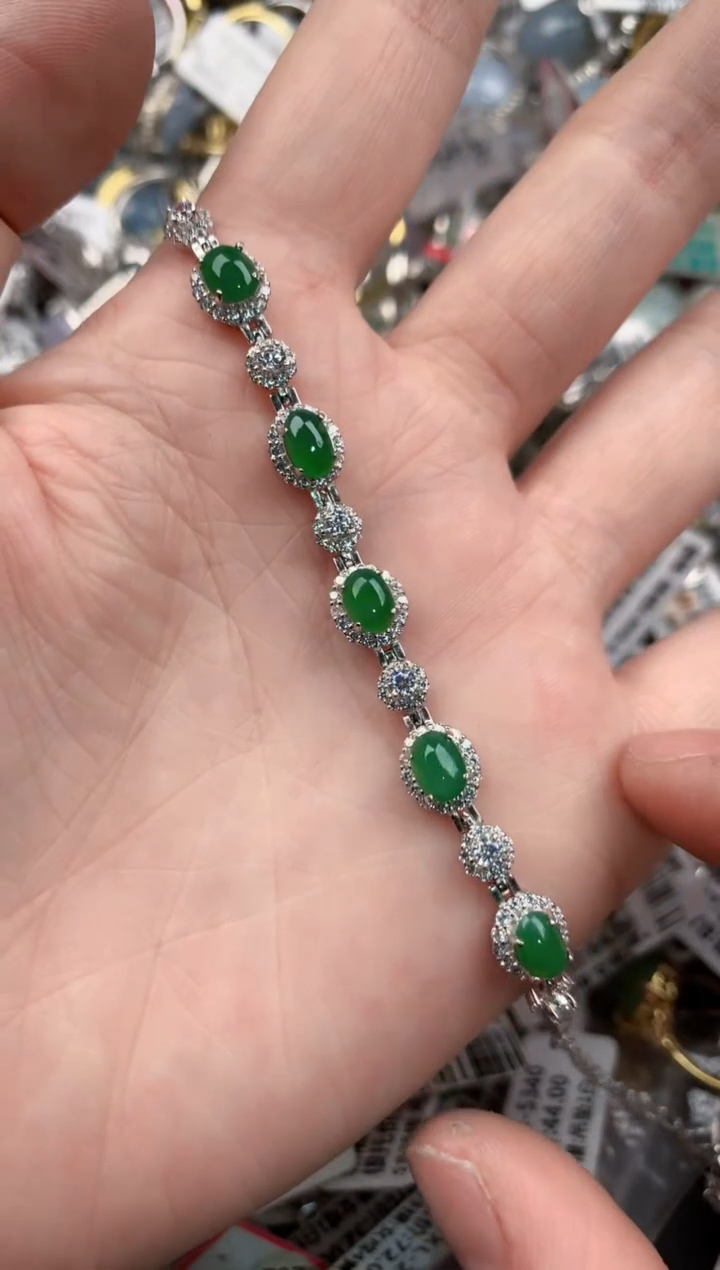 银S925镶嵌戒指翡翠x****.888     6