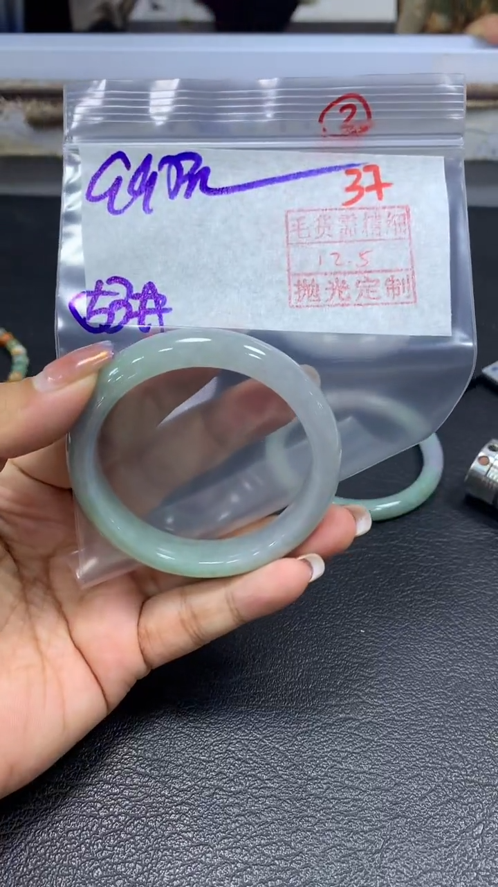 未镶嵌定制翡翠毛货需精细抛光+拍一发一+37