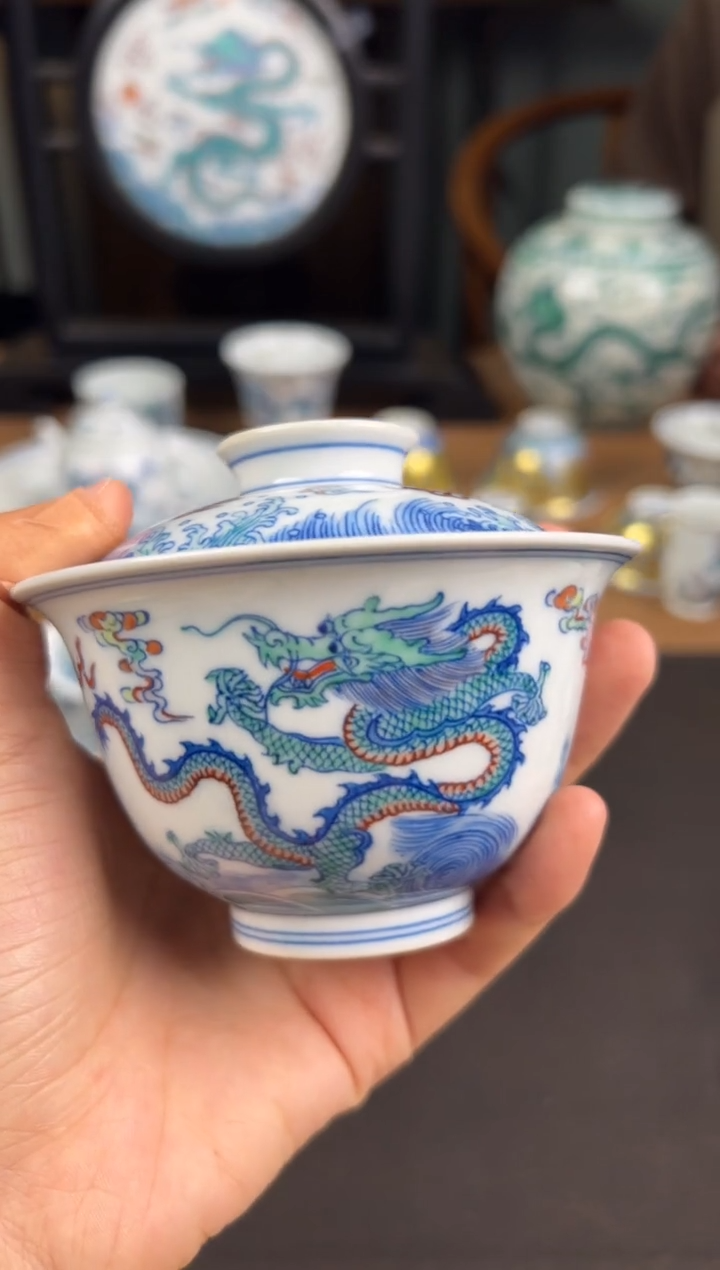 【闪购商品】瓷片               涂杏花