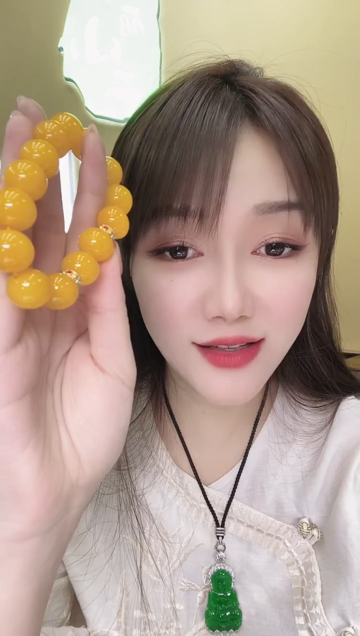 未镶嵌手串玛瑙/玉髓371702/鸡油黄玛瑙手串  多样性一件发