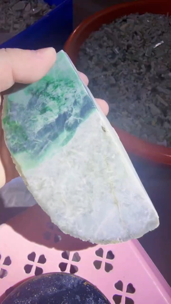未镶嵌挂件翡翠《****》天然翡翠176