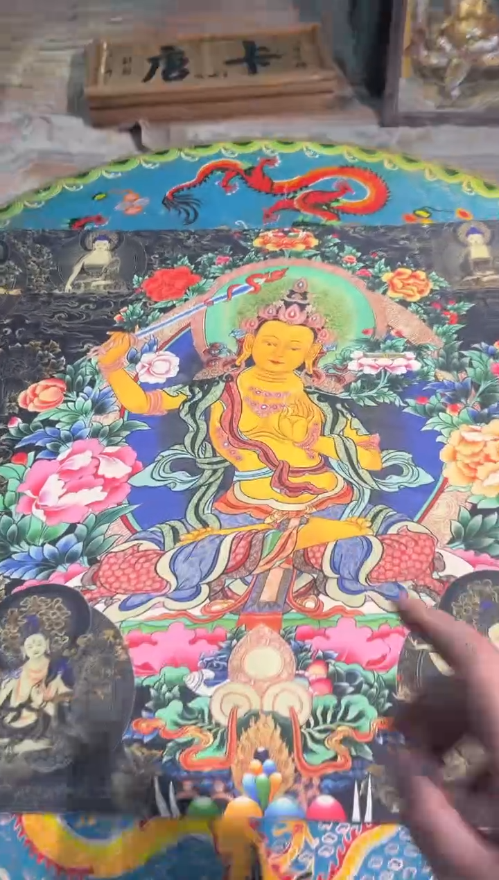 卷轴画卷轴画张张的唐卡