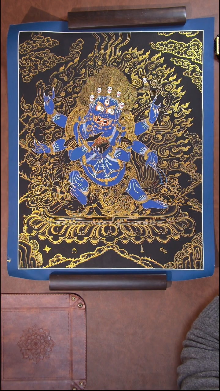 装裱画大黑天60cm45cm
