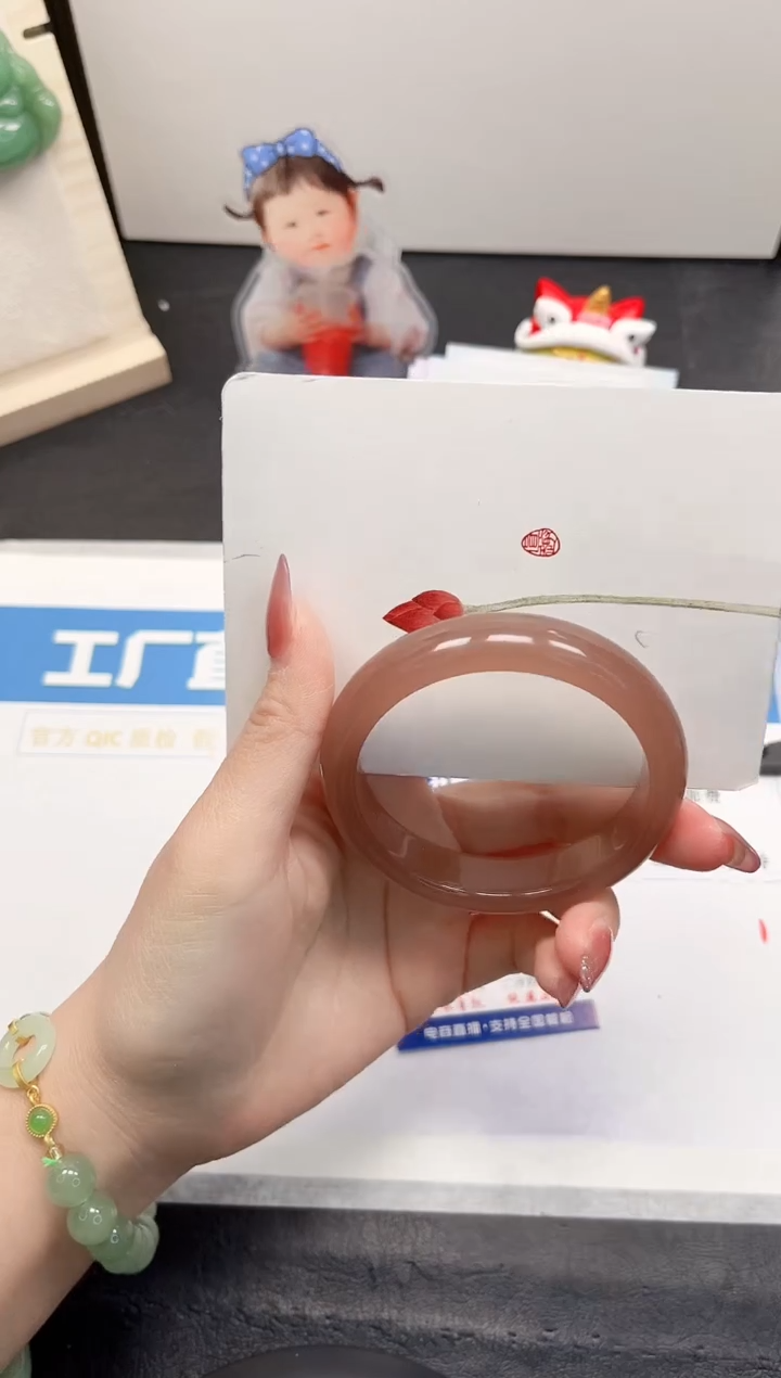 【闪购商品】石英质玉手镯未镶嵌345-58