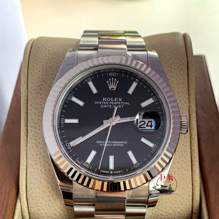全新未使用 Rolex/劳力士  日志型 m126334-0017  41mm 24全套