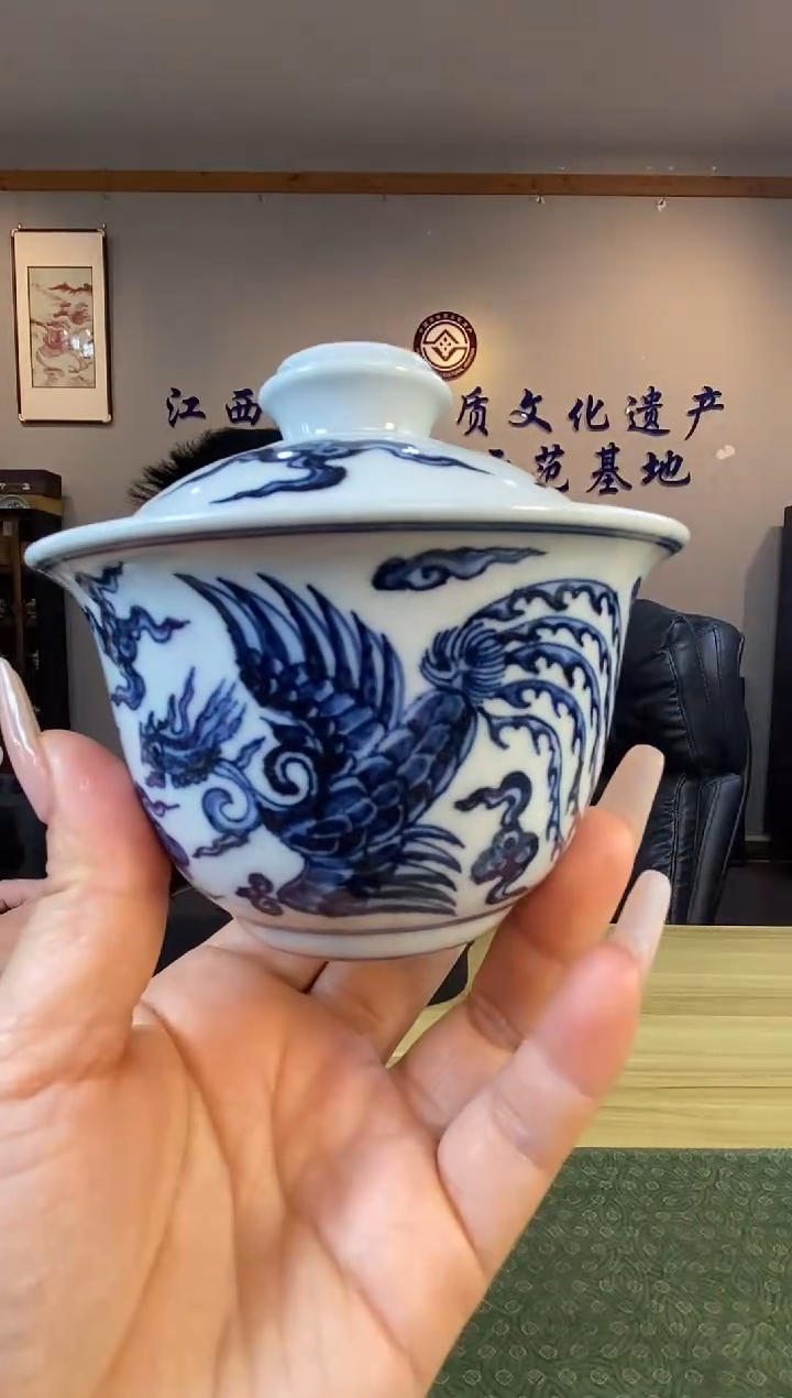 【闪购商品】景德镇青花手工手绘陶瓷