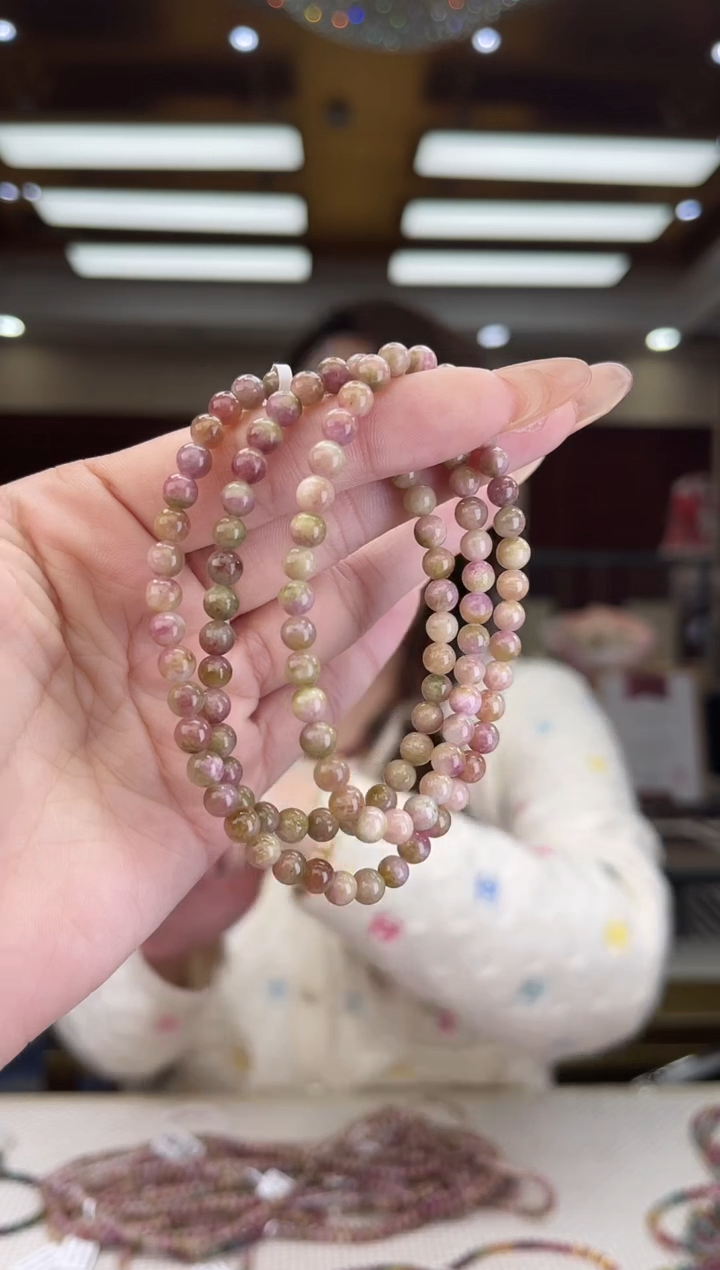 【闪购商品】碧玺/未镶嵌5mm+碧玺多圈多样性发货20