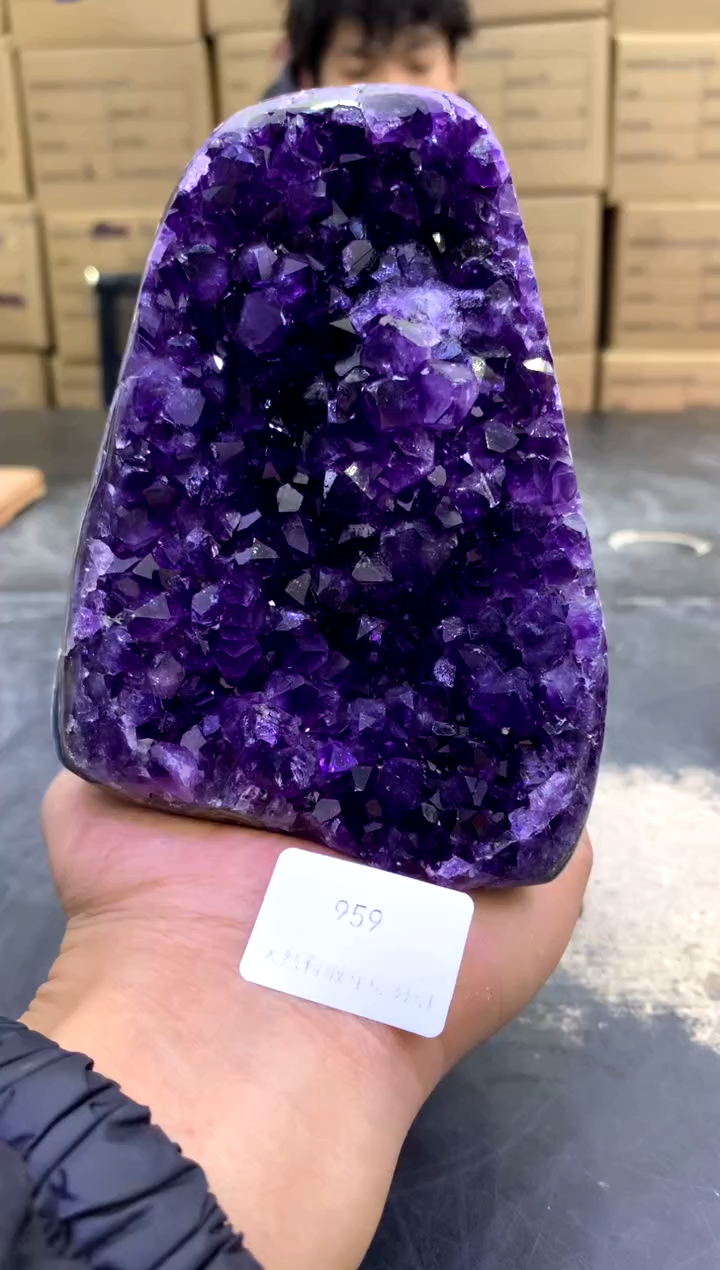 【闪购商品】水晶摆件未镶嵌天然紫水晶摆件959