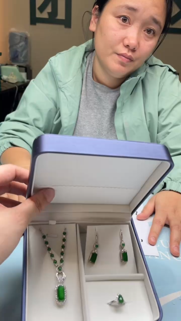 颈饰合金翡翠废*～-净货