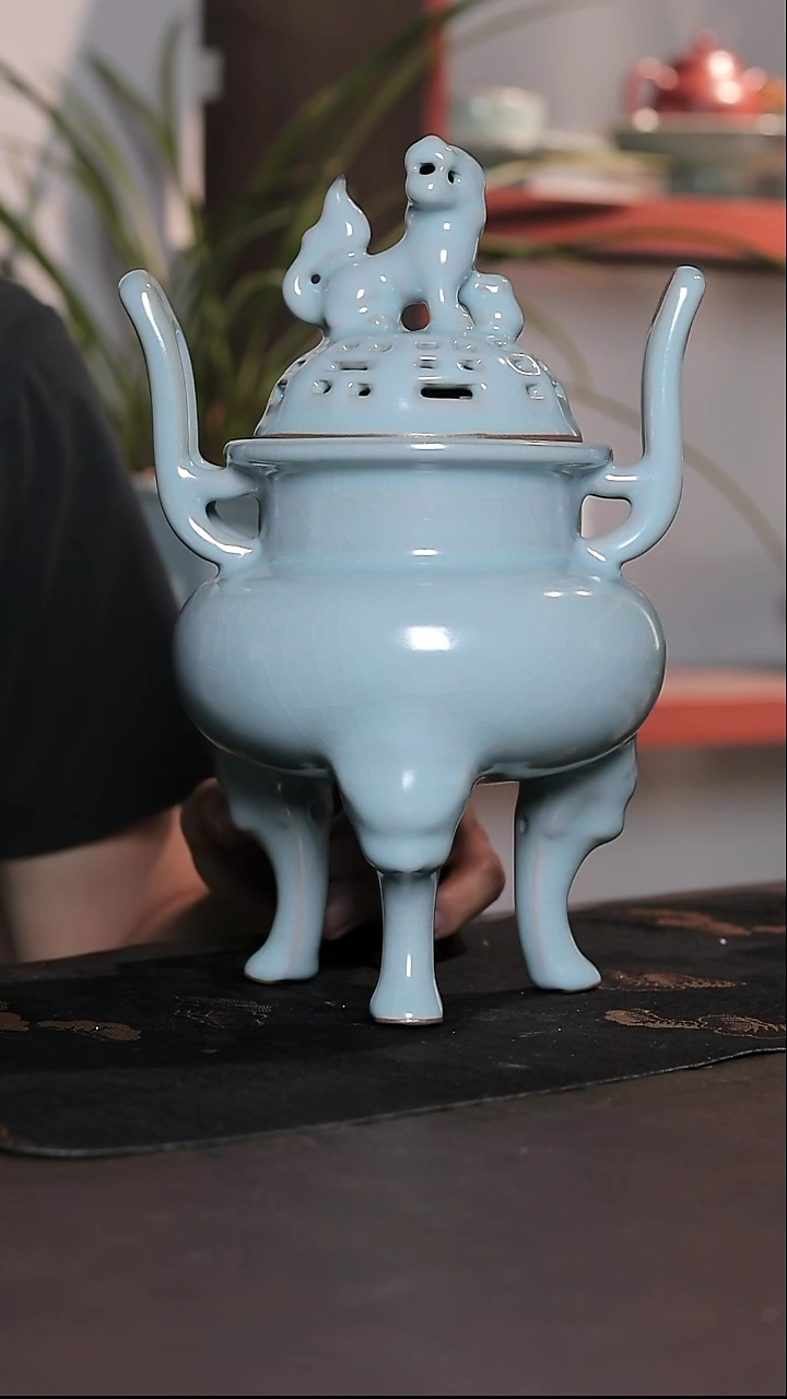 其他朝冠耳炉（匠壹闲集当代汝官窑）