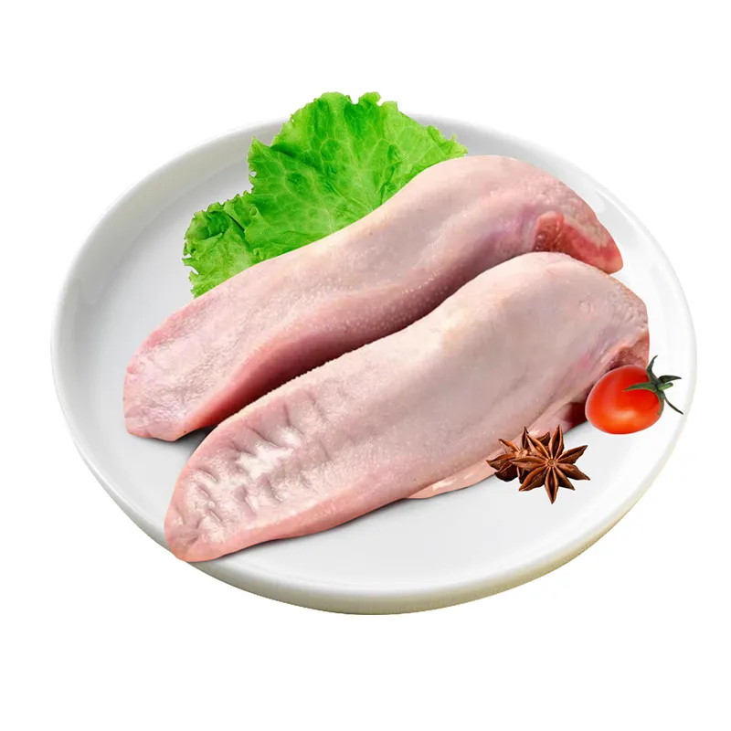 新鲜黑土猪舌头无根猪口条农家食材冷链发货