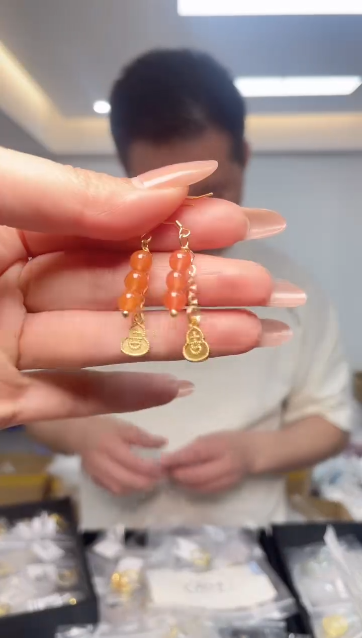 【闪购商品】南红玛瑙·银S925镶嵌（多样性单个发货）