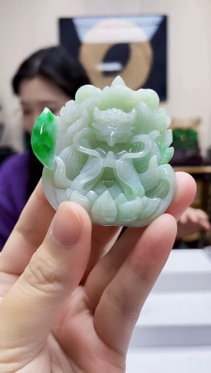 未镶嵌定制翡翠吊坠188