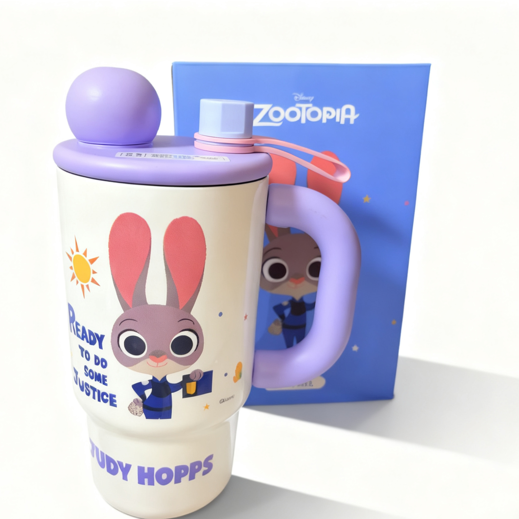 316L保温杯【疯狂动物城】迪士尼保温杯朱迪办公水杯茶水分离幼儿
