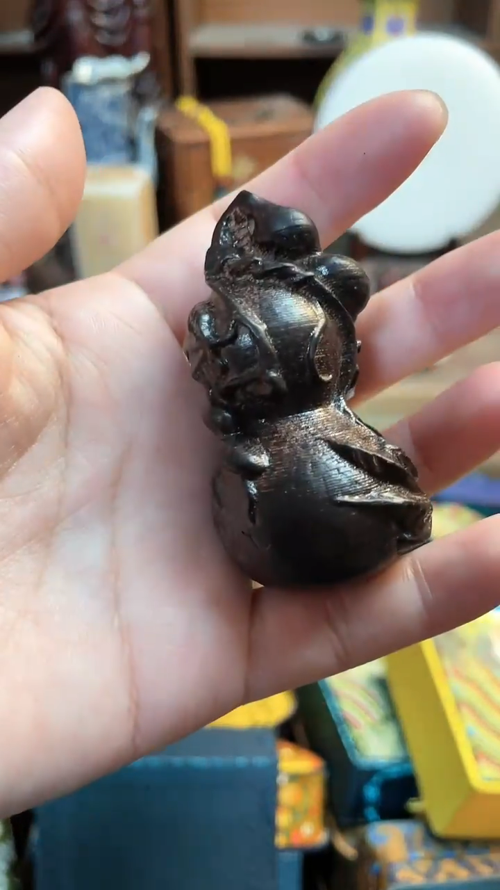 【闪购商品】风车木（黑檀木）玉瑞专属精选摆件