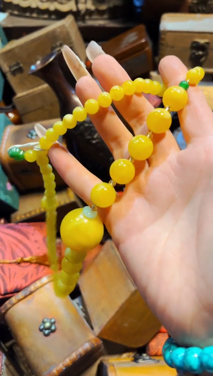 【闪购商品】蜜蜡颈饰未镶嵌兰妹精品精选链接30