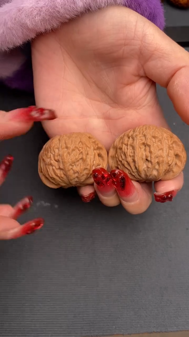 【闪购商品】文玩核桃把件矮桩铁锤42左右全品