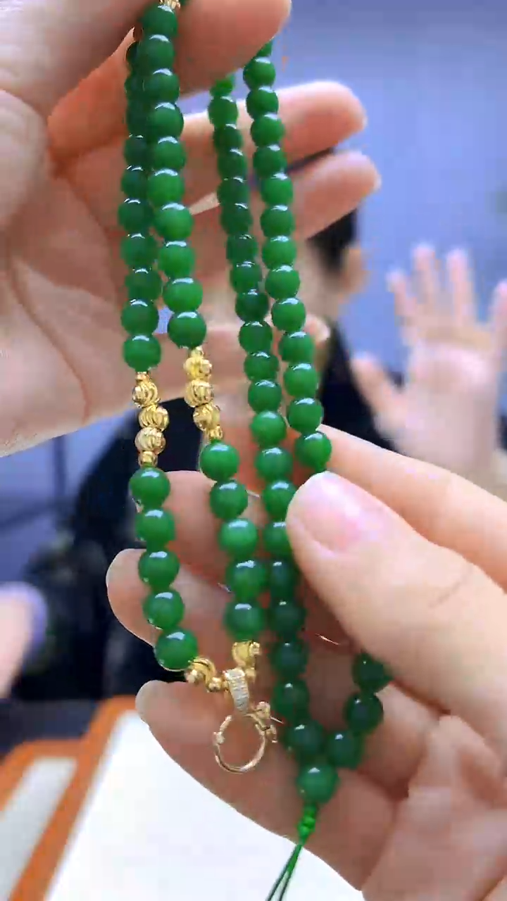 【闪购商品】翡翠颈饰14K金镶嵌颈饰