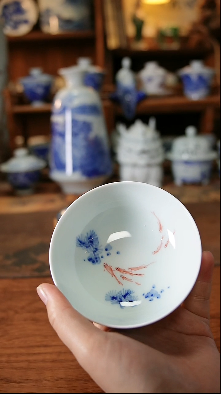 52景德镇手工手绘茶具