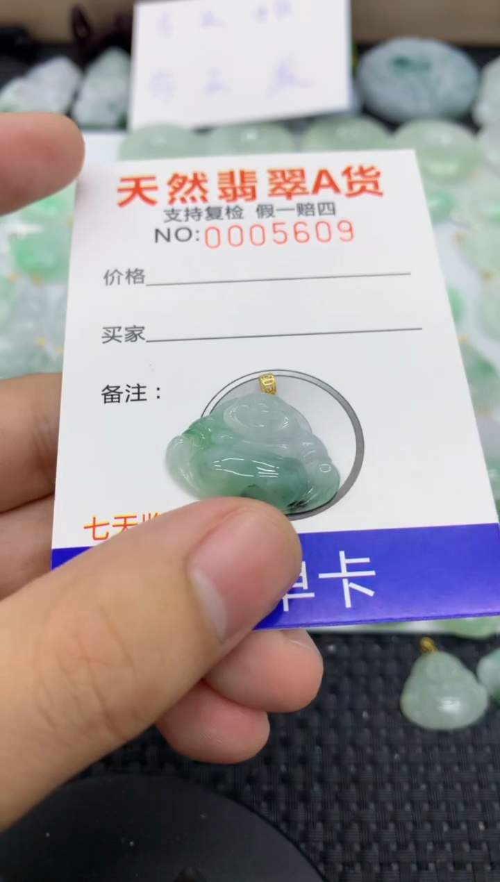 【闪购商品】翡翠颈饰18K金镶嵌1111111111
