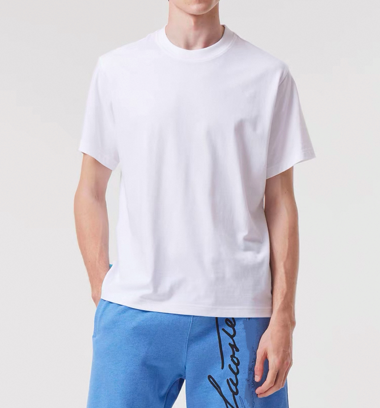 Fish 彩标圆领T恤