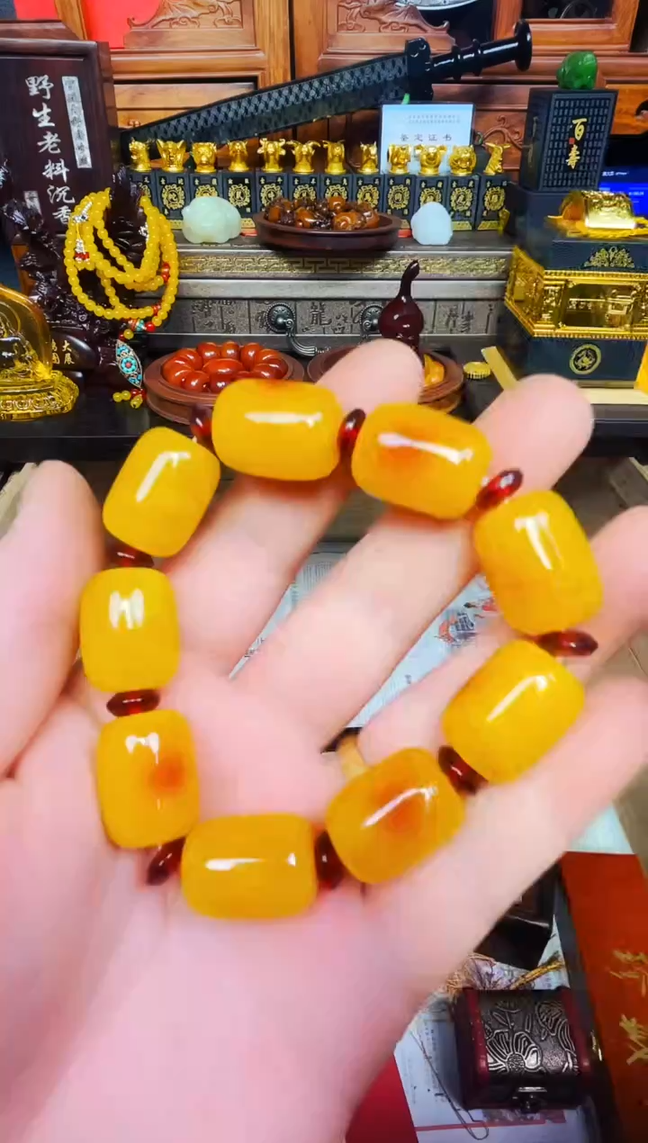 【闪购商品】蜜蜡手链未镶嵌精品精品 独具韵味