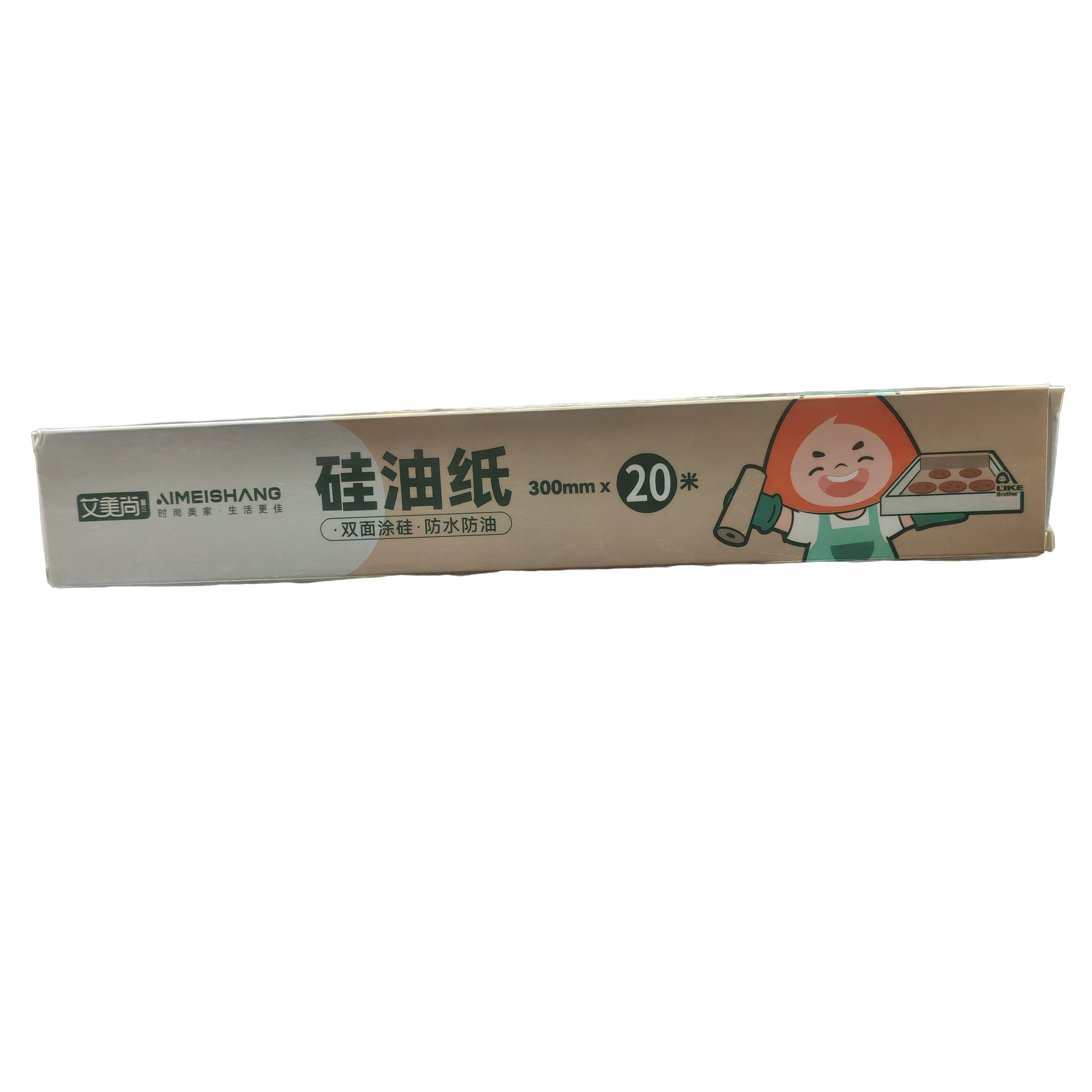 艾美尚209双面硅盒装吸油纸30cm×20米