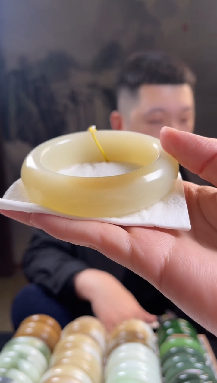 未镶嵌手镯和田玉59+圈口0965