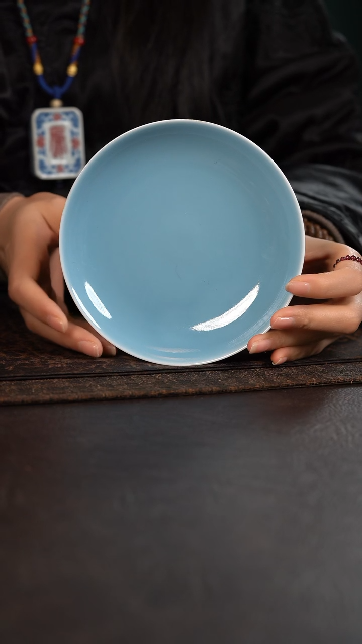 【闪购商品】杯初蓝舍天青纯色大壶承