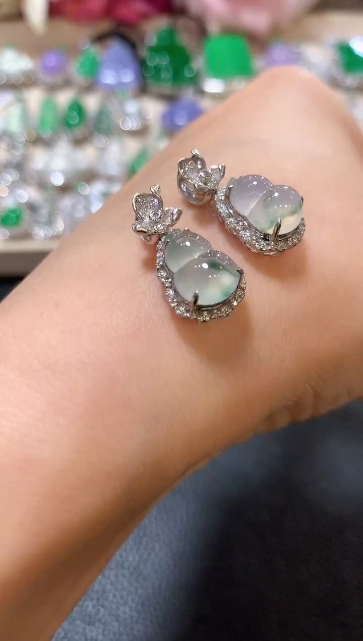 吊坠(不含链)18K金镶嵌翡翠z13多样性一件发货