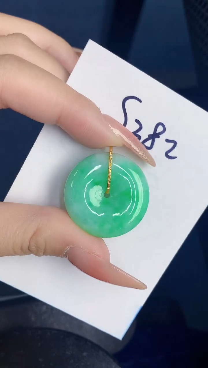 【闪购商品】翡翠颈饰18K金镶嵌000000000