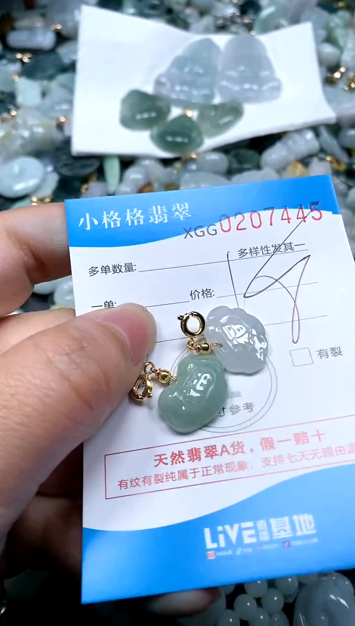 【闪购商品】翡翠颈饰未镶嵌闪购商品0207445