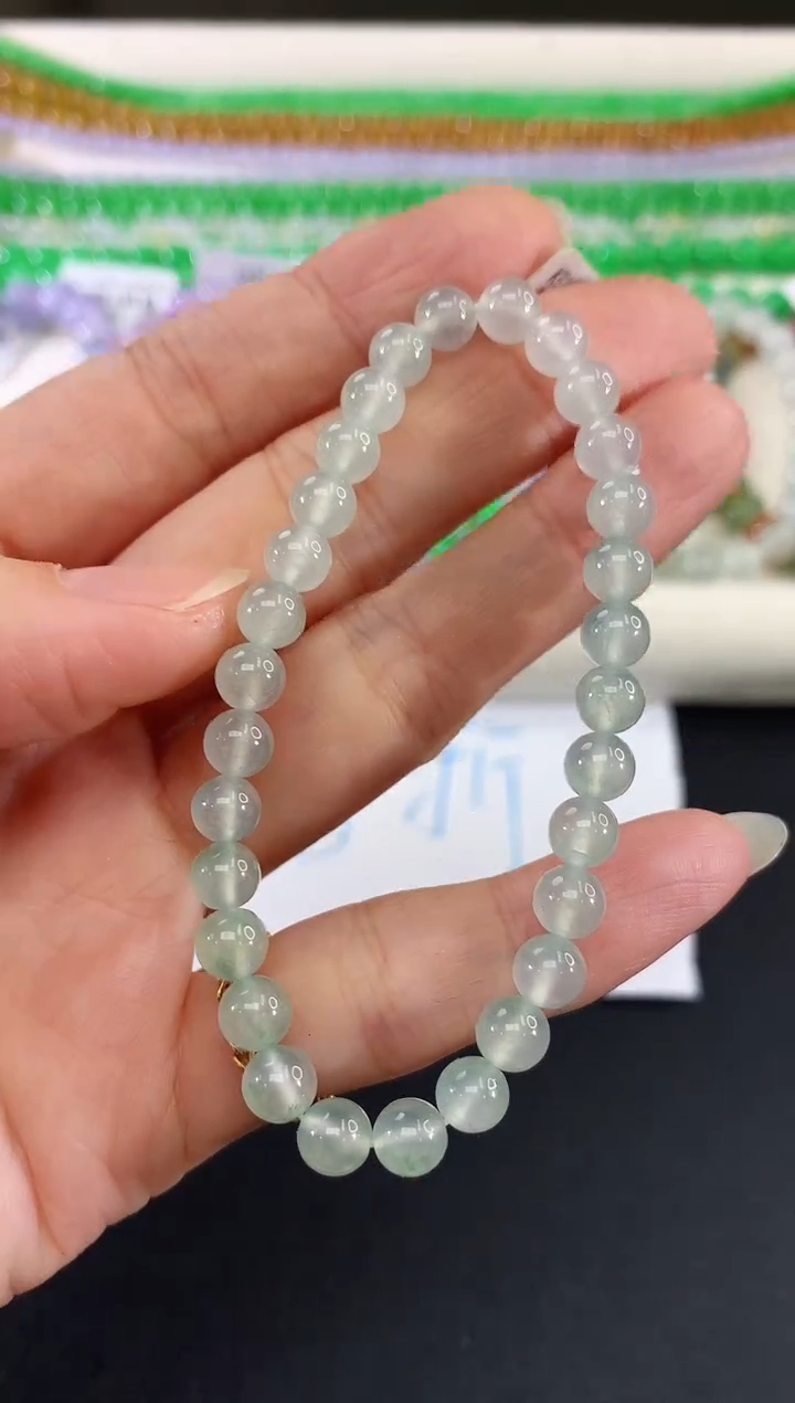 未镶嵌手串翡翠39|2800