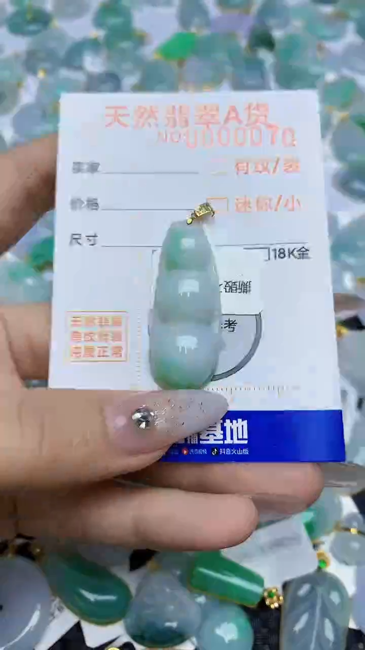 【闪购商品】翡翠颈饰18K金镶嵌876786786786