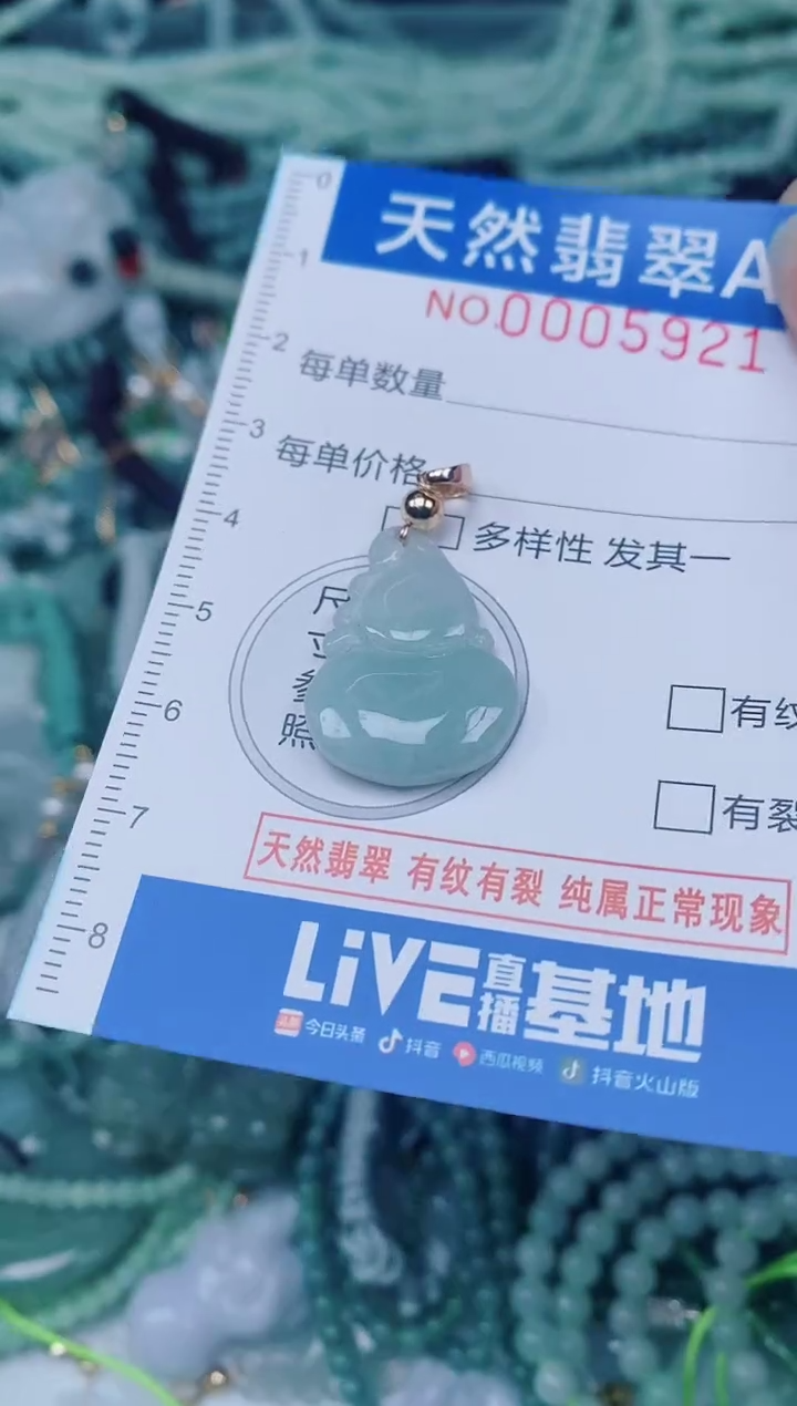 颈饰未镶嵌翡翠00005921