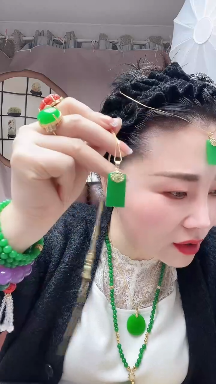 【闪购商品】翡翠颈饰14K金镶嵌083号