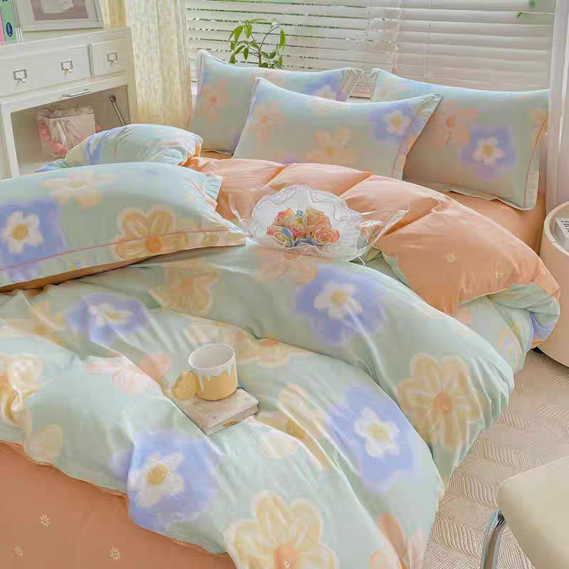 全棉小清新四季四件套