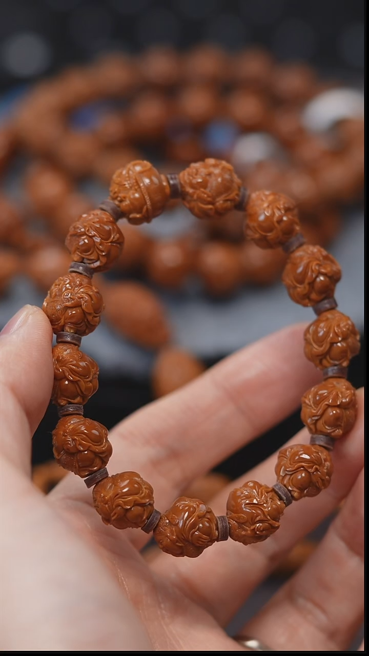 手串/手链橄榄核一****工橄榄核手串