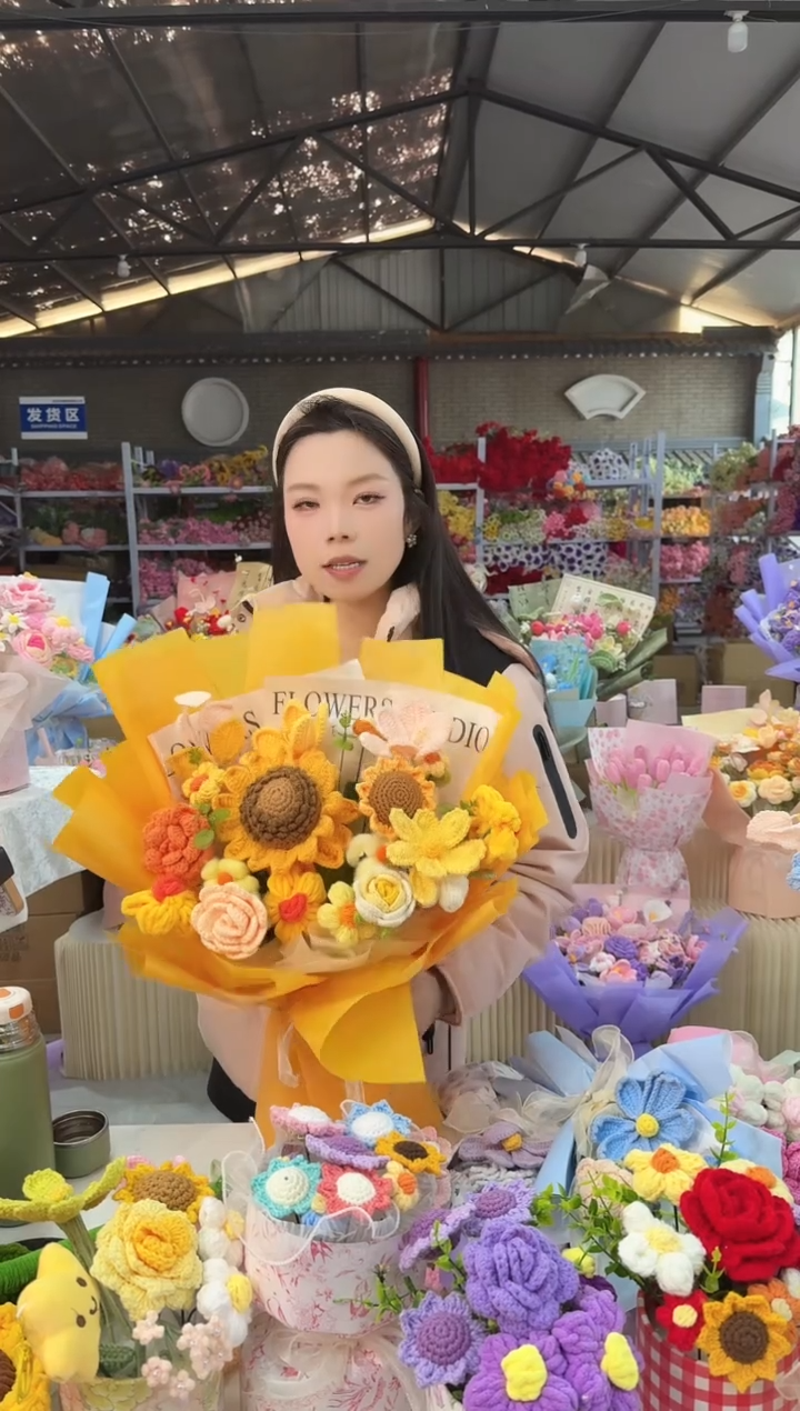 非遗手工花束，孤品清仓