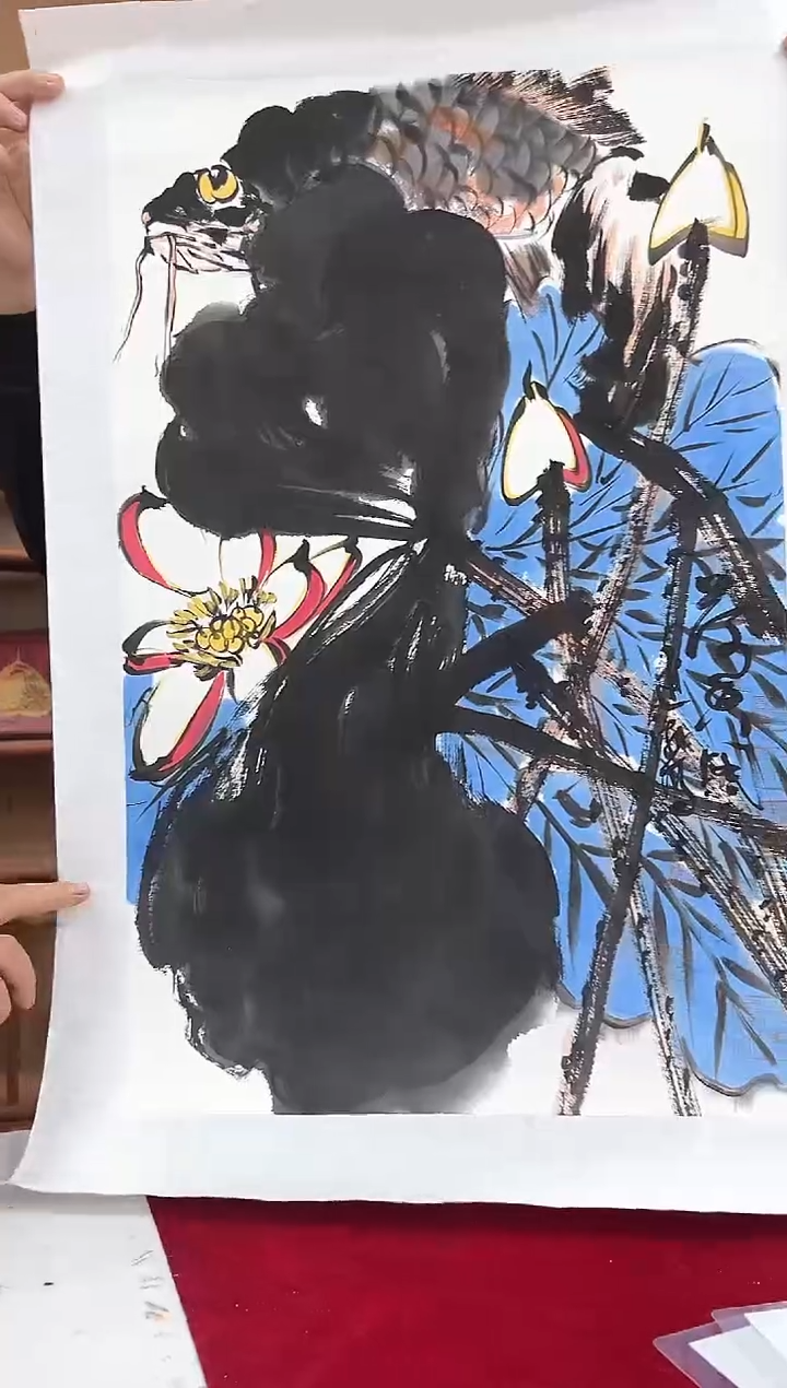国画李进潮老师2.7平尺作品