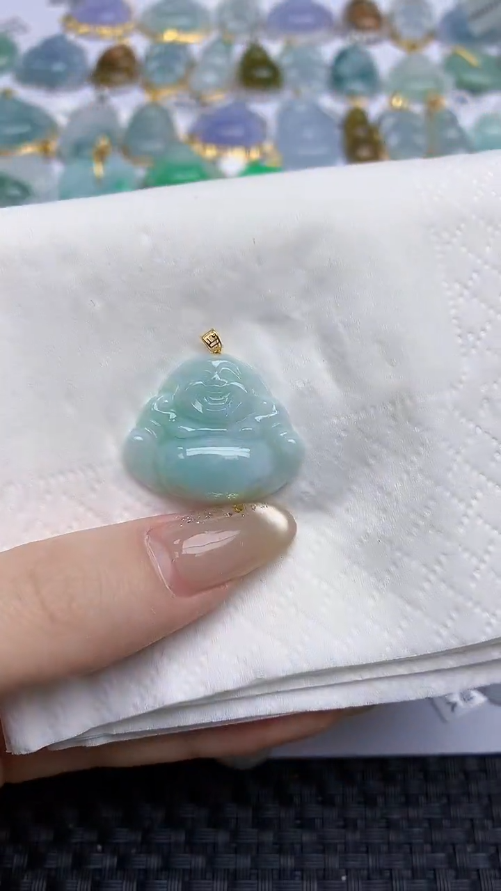 【闪购商品】翡翠颈饰未镶嵌天然A货翡翠 